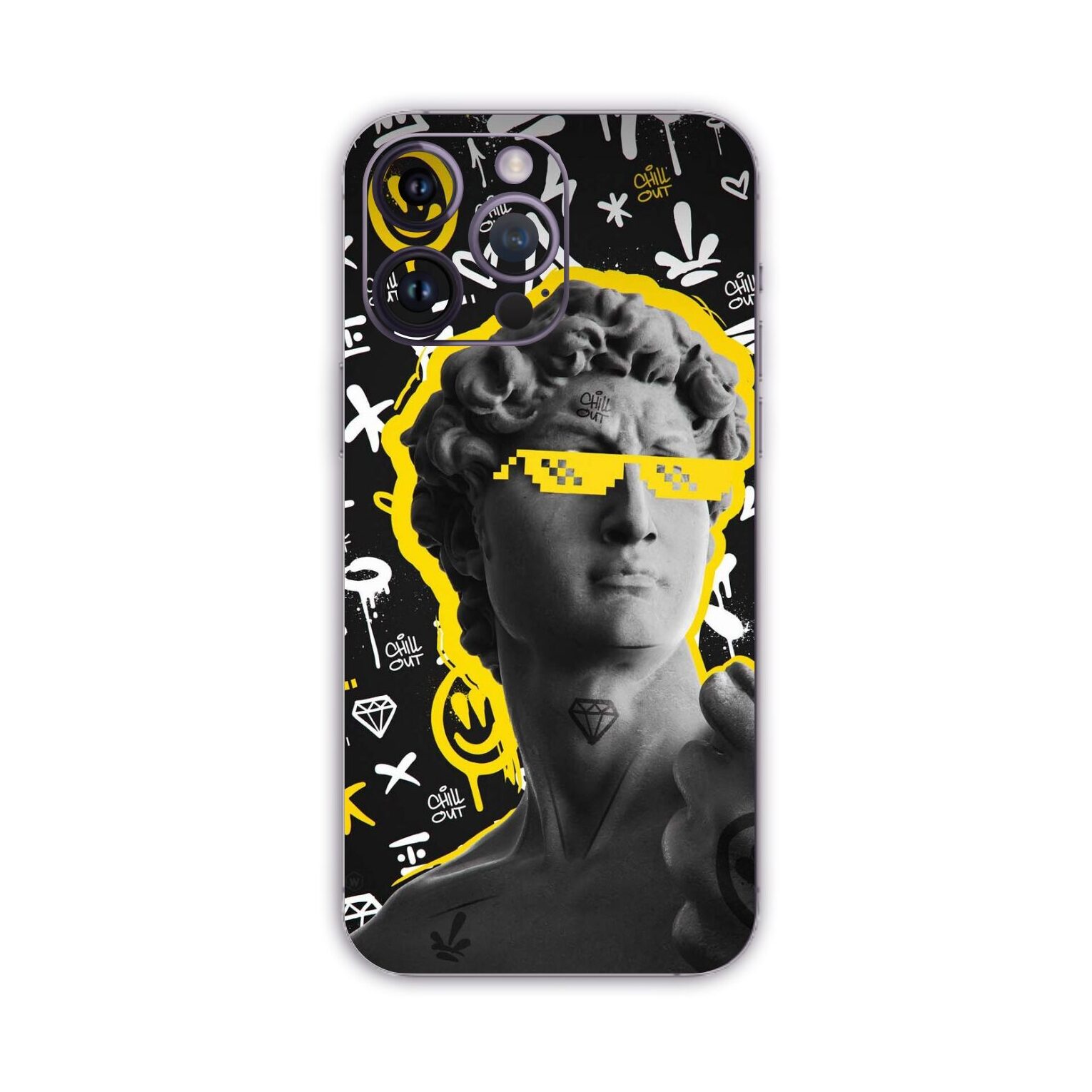 Greek God Glasses Mobile skin
